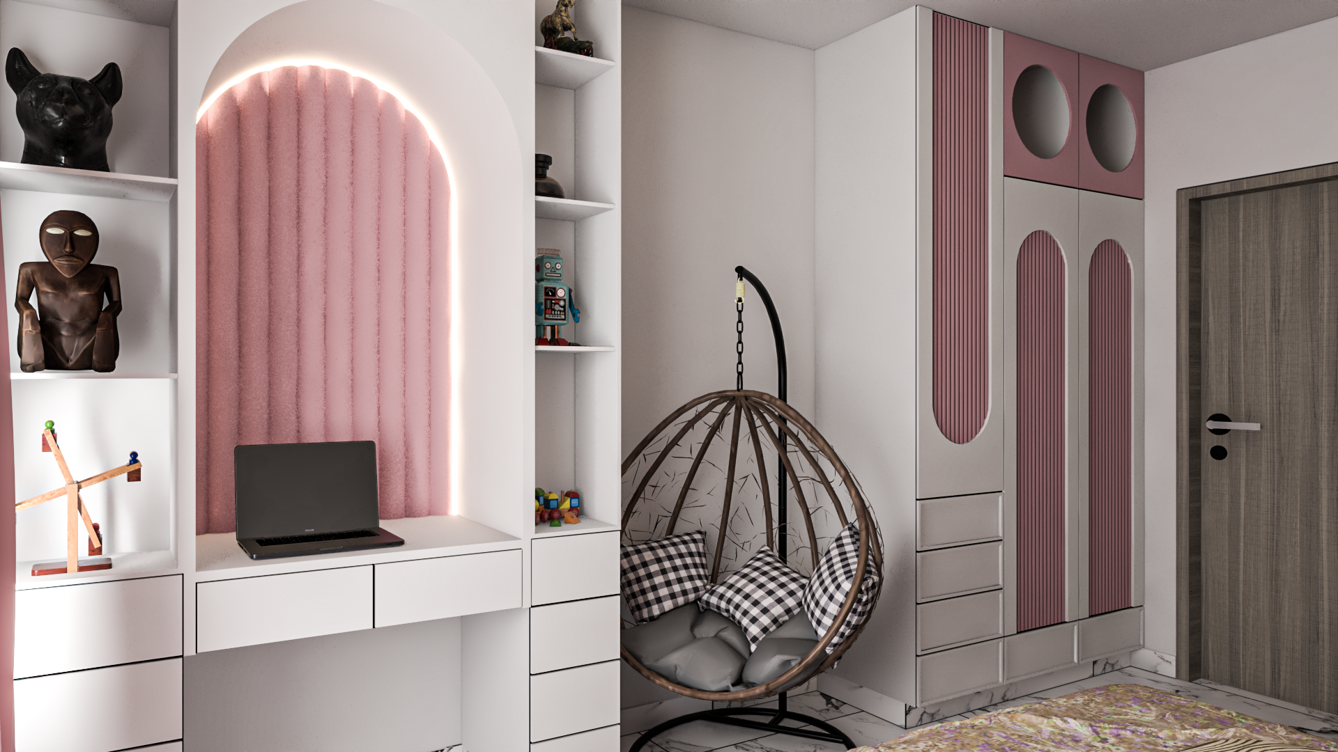 Malir Cantt home with natural light and minimalist detailing